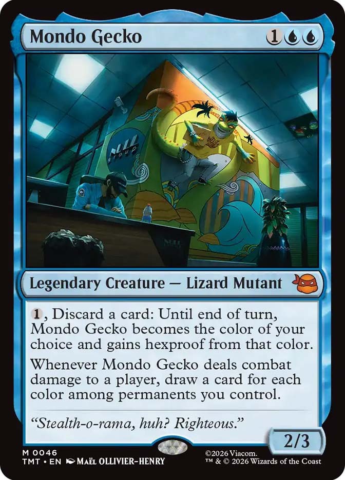 MTG Mondo Gecko  - Teenage Mutant Ninja Turtles #046