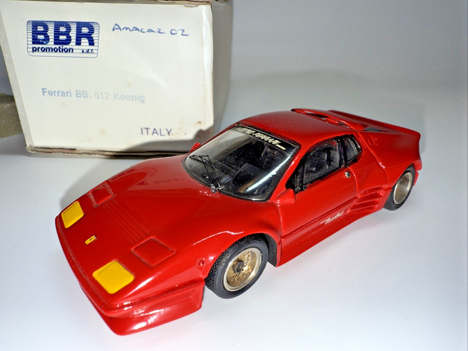 BBR 1:43 Ferrari 512 BB Koenig Turbo 1980 - Rare – Read BBR 1:43 Ferrari 512 BB Koenig Turbo 1980 - Rare – Read