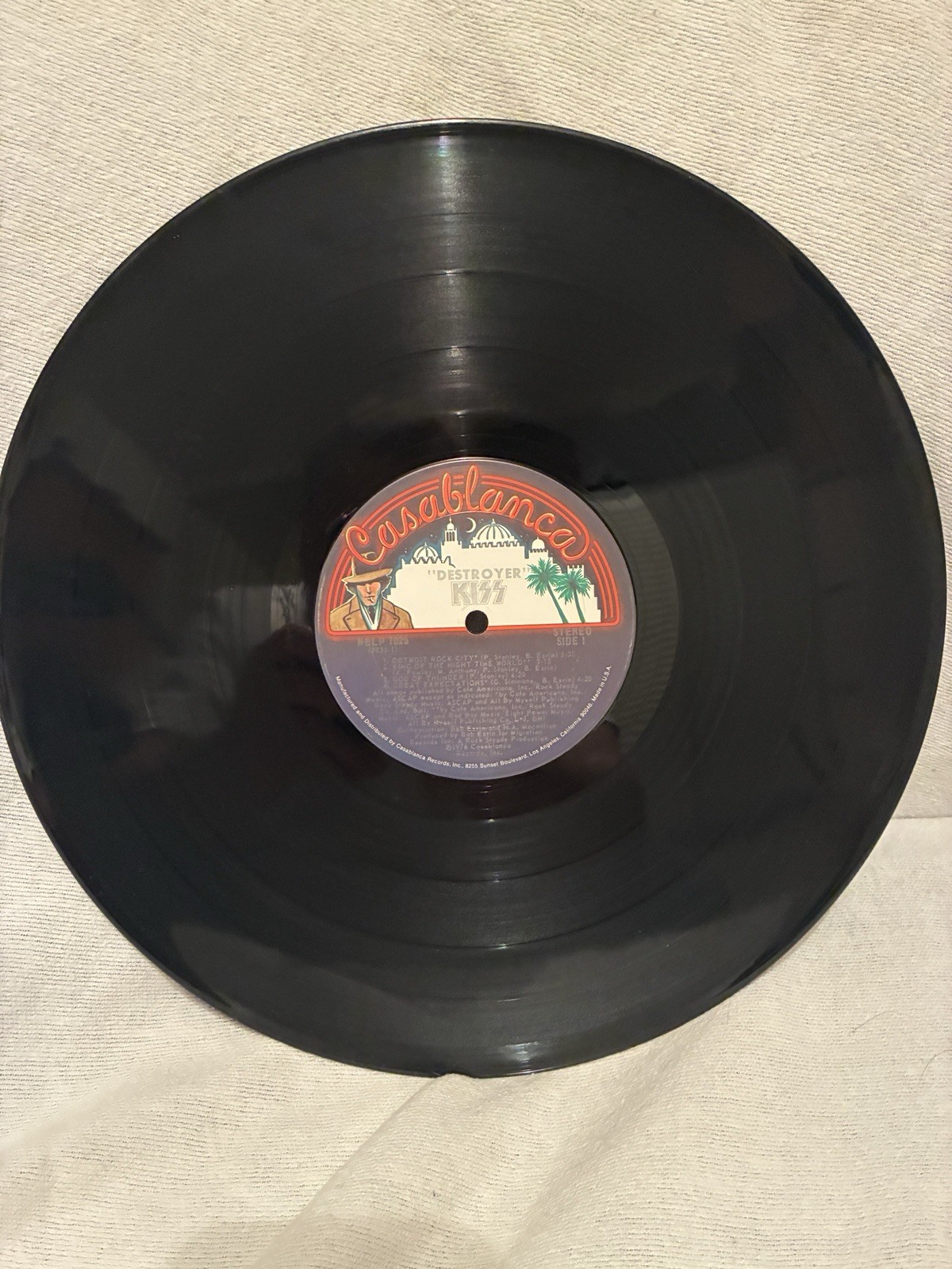 KISS Destroyer Vinyl LP Record Original 1976 Casablanca NBLP 7025 Album