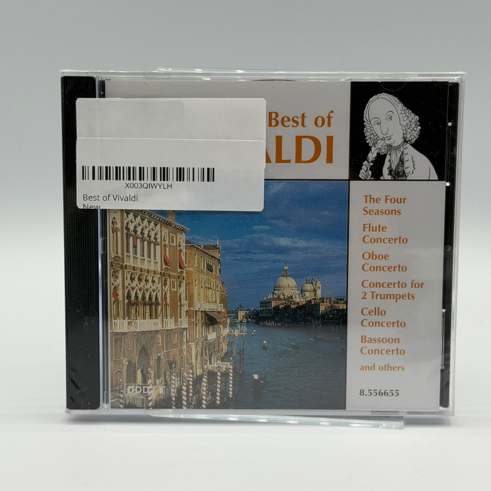 Antonio Vivaldi The Best Of Audio CD 1997 Naxos Records New Factory Sealed