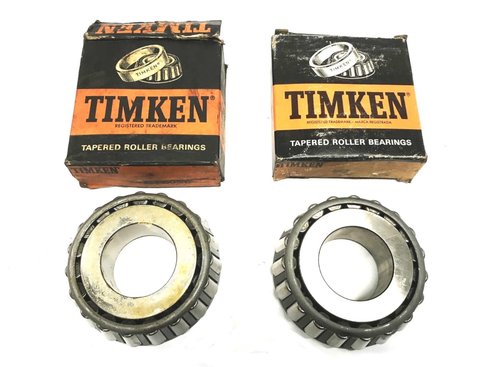 Timken Tapered Roller Bearing Cone 555 [Lot of 2] NOS