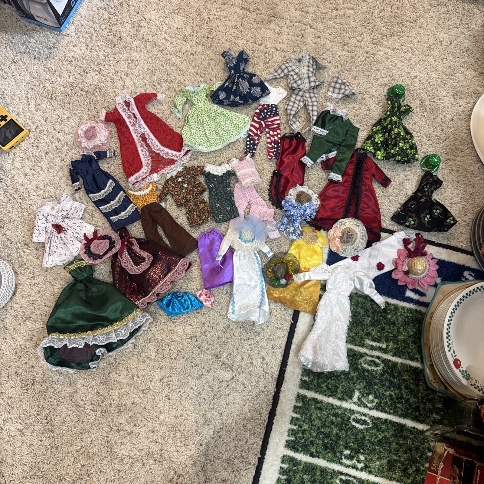 Vintage Doll Clothes Lot 20 + Pieces 1960s 1970s TLC