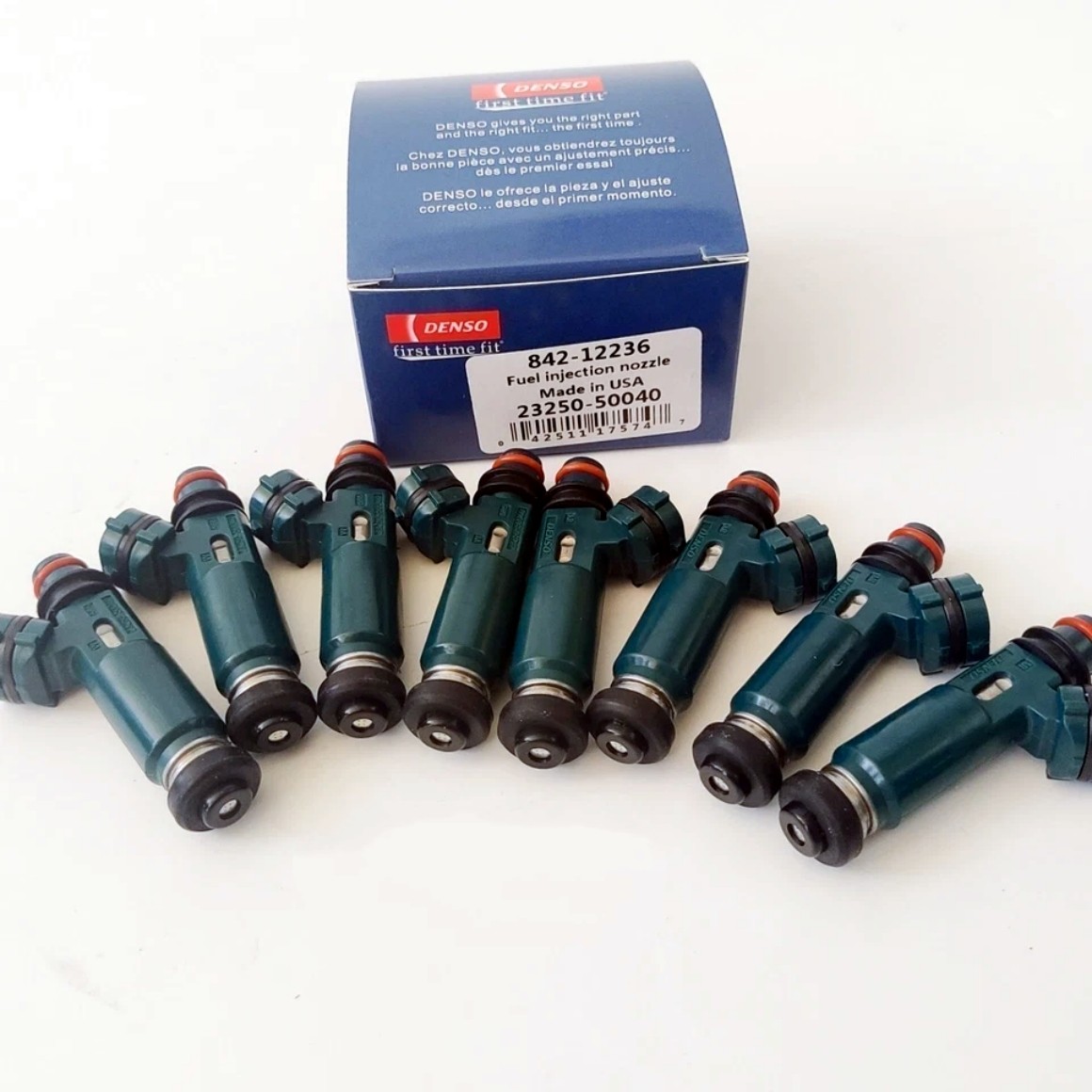 8pcs Denso Fuel Injectors for Sequoia Tundra Lexus GX470 4.7L (OEM 23250-50040) 8pcs Denso Fuel Injectors for Sequoia Tundra Lexus GX470 4.7L (OEM 23250-50040)