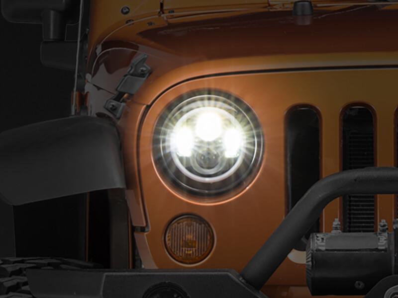 For 1997-2018 Wrangler TJ/JK Raxiom Axial Halo Headlights W/ DRL Amber Signals For 1997-2018 Wrangler TJ/JK Raxiom Axial Halo Headlights W/ DRL Amber Signals