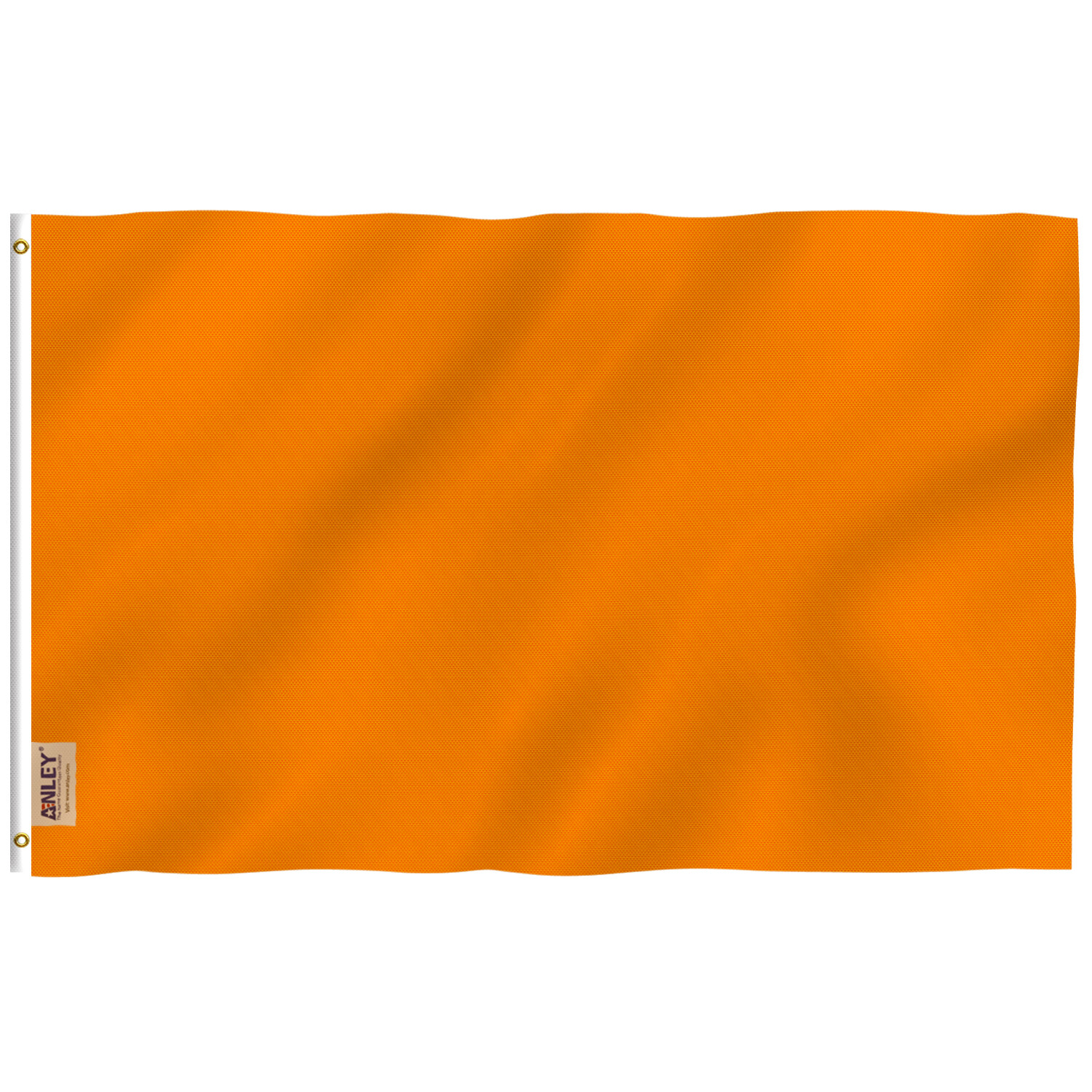 Anley Fly Breeze 3x5 Ft Solid Orange Flag - Plain Orange Flags Polyester