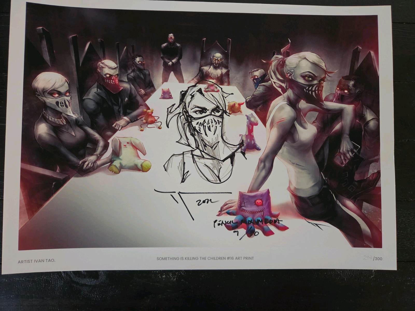 Something is Killing the Children #16 Print NM with Ivan Tao Sketch