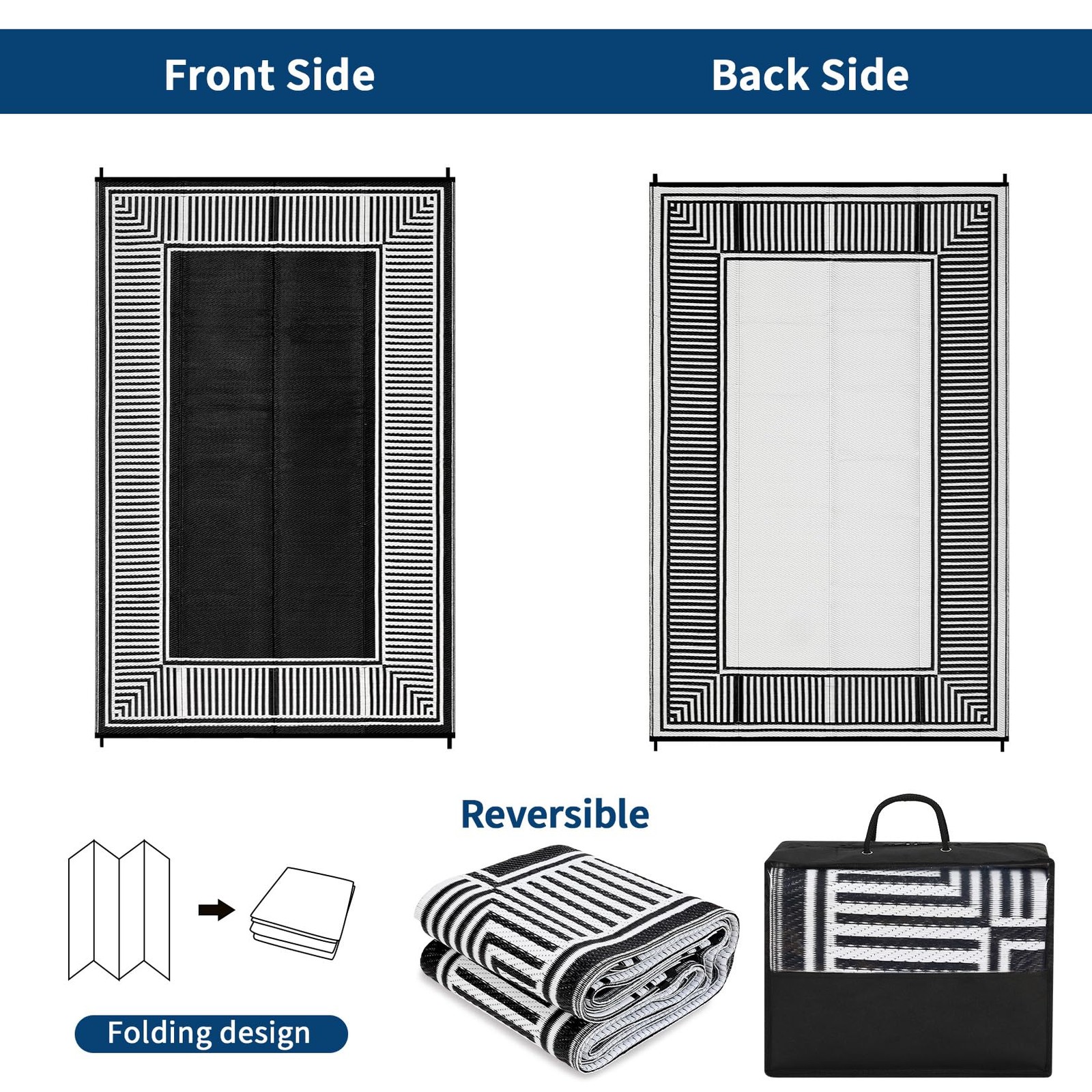 8x10/9x12/9x18/10x14/10x20 FT Outdoor Waterproof Plastic Straw Rug Portable RV 8x10/9x12/9x18/10x14/10x20 FT Outdoor Waterproof Plastic Straw Rug Portable RV