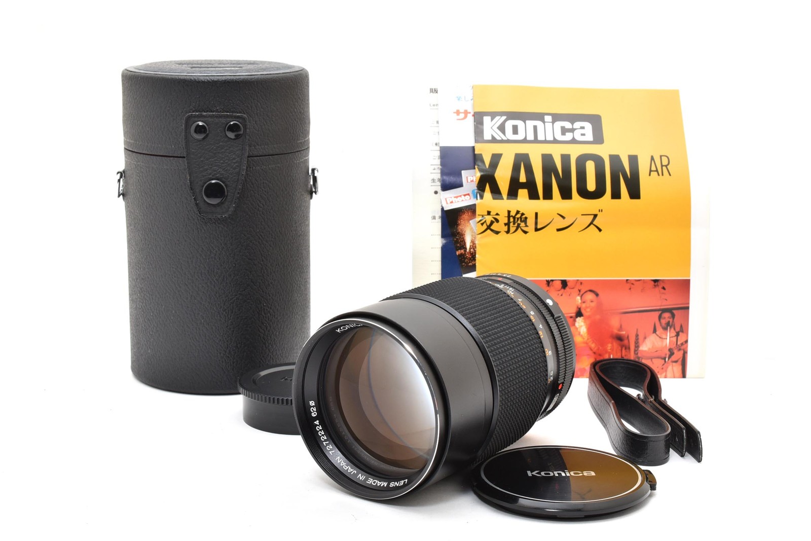 [Almost Unused/w box]Konica Hexanon AR 135mm f/2.5 MF Telephoto Lens From JAPAN