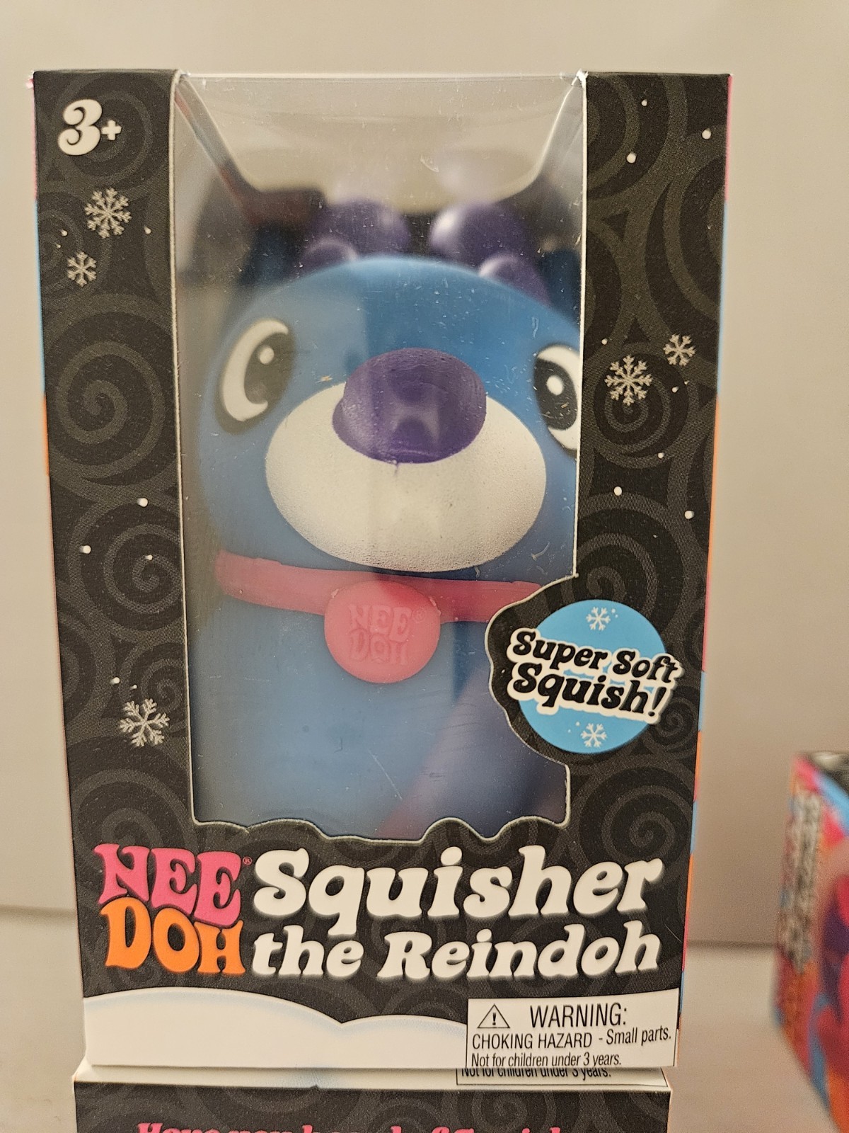 SUPER RARE Nee Doh Squisher the Reindoh Super Soft Squishy Squeeze Toy Blue 💙 SUPER RARE Nee Doh Squisher the Reindoh Super Soft Squishy Squeeze Toy Blue 💙
