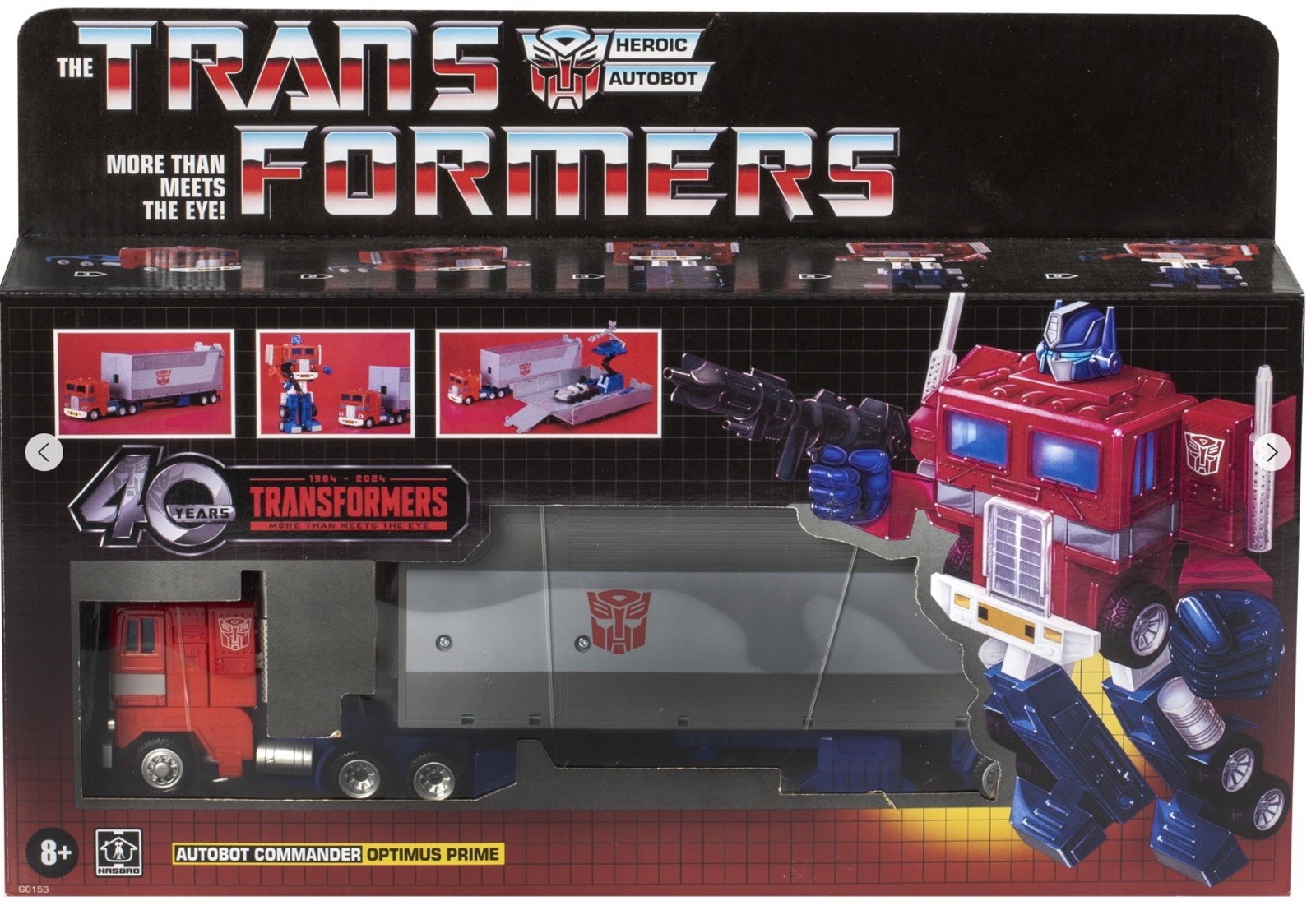 Transformers 40th Anniversary G1 Optimus Prime Reissue NISB