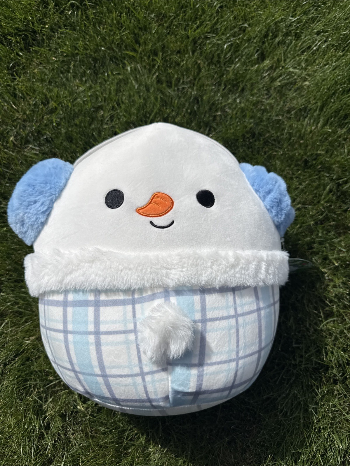 NWT Squishmallow 14” Manny The Snowman Plush Winter Holiday 2022 Plush