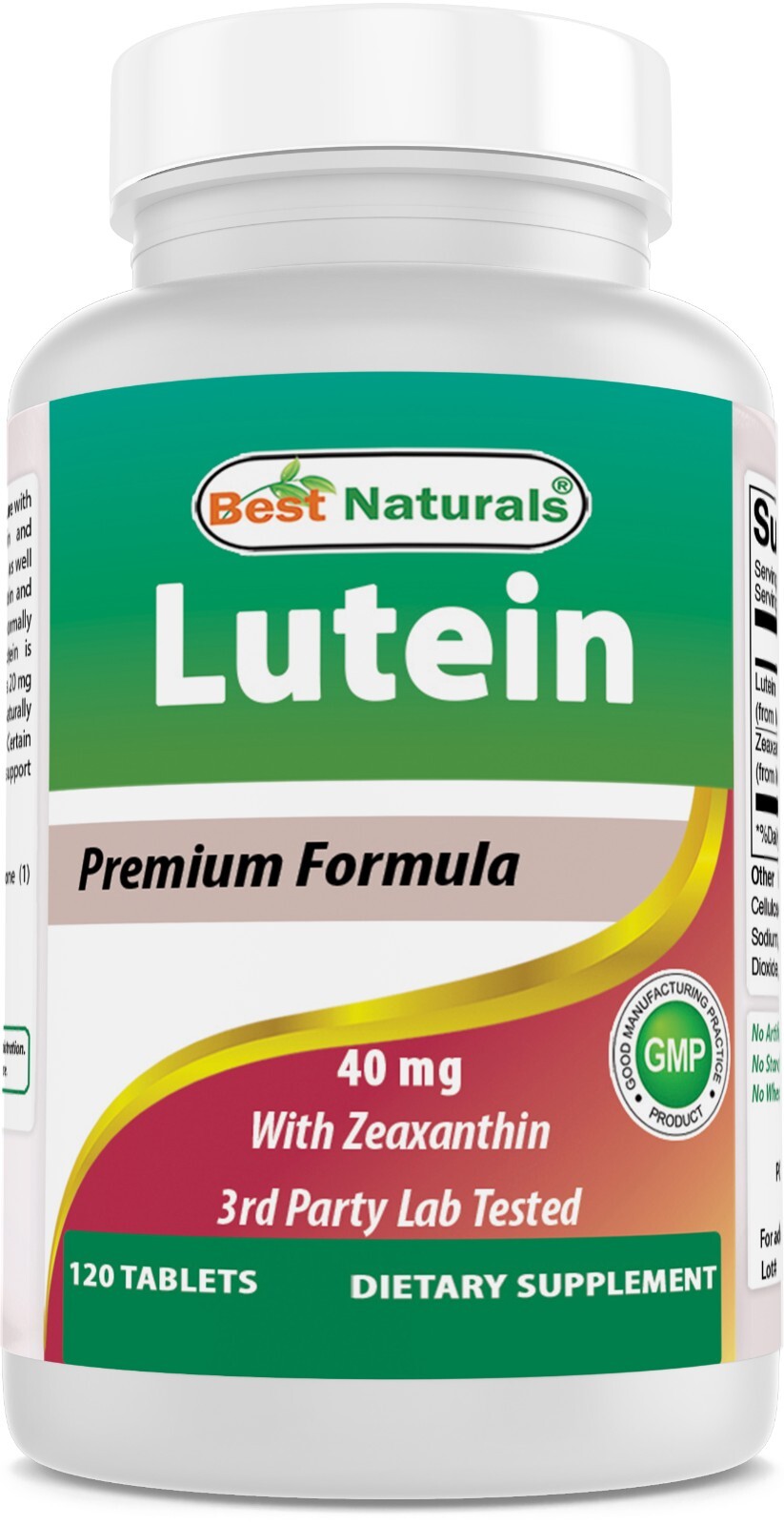 Best Naturals Lutein 40 mg with Zeaxanthin- 120 Tablets Best Naturals Lutein 40 mg with Zeaxanthin- 120 Tablets
