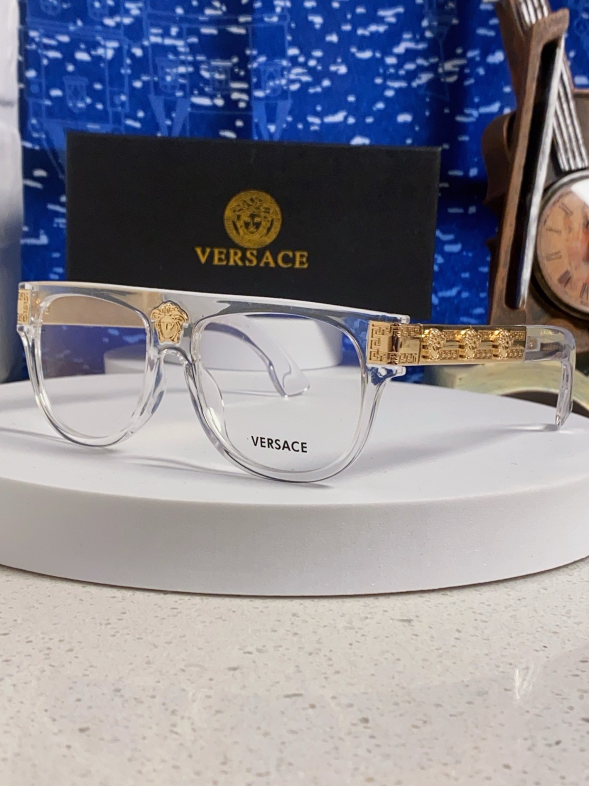 Versace Luxury Medusa Optical Eyeglasses VE3341U 54-18-140 Versace Luxury Medusa Optical Eyeglasses VE3341U 54-18-140