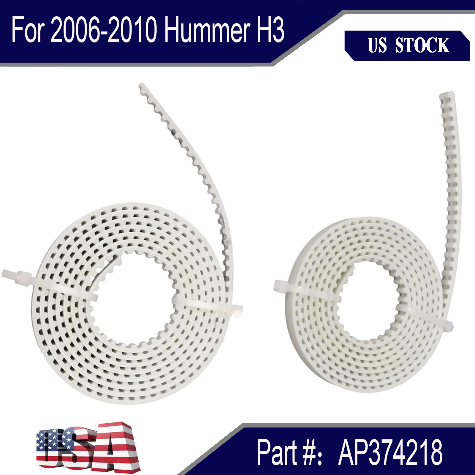 New 2Pcs Sunroof Repair Ribbon AP374218 Fits For Hummer H3 2006-2010 US Stock