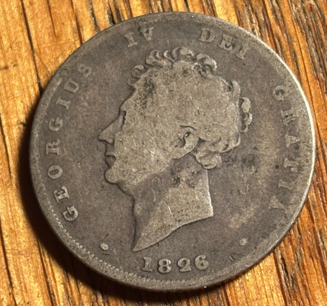 Great Britain 1826 Silver Shilling