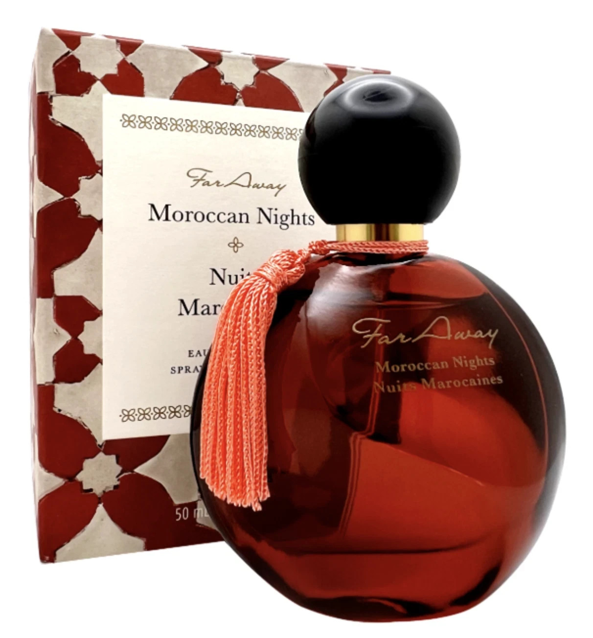Avon Far Away Moroccan Nights Eau de Parfum 1.7 fl oz Spray/FREE TRAVEL SPRAY