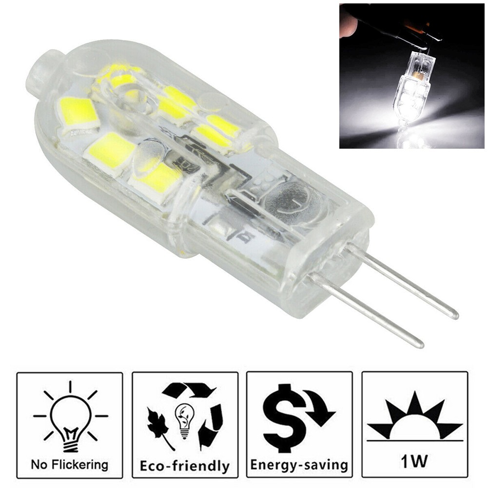 5-60Pcs G4 Bi-pin 12 LED Lamp Light Bulb DC 12V 20W 2835 SMD 6000K White/ Warm