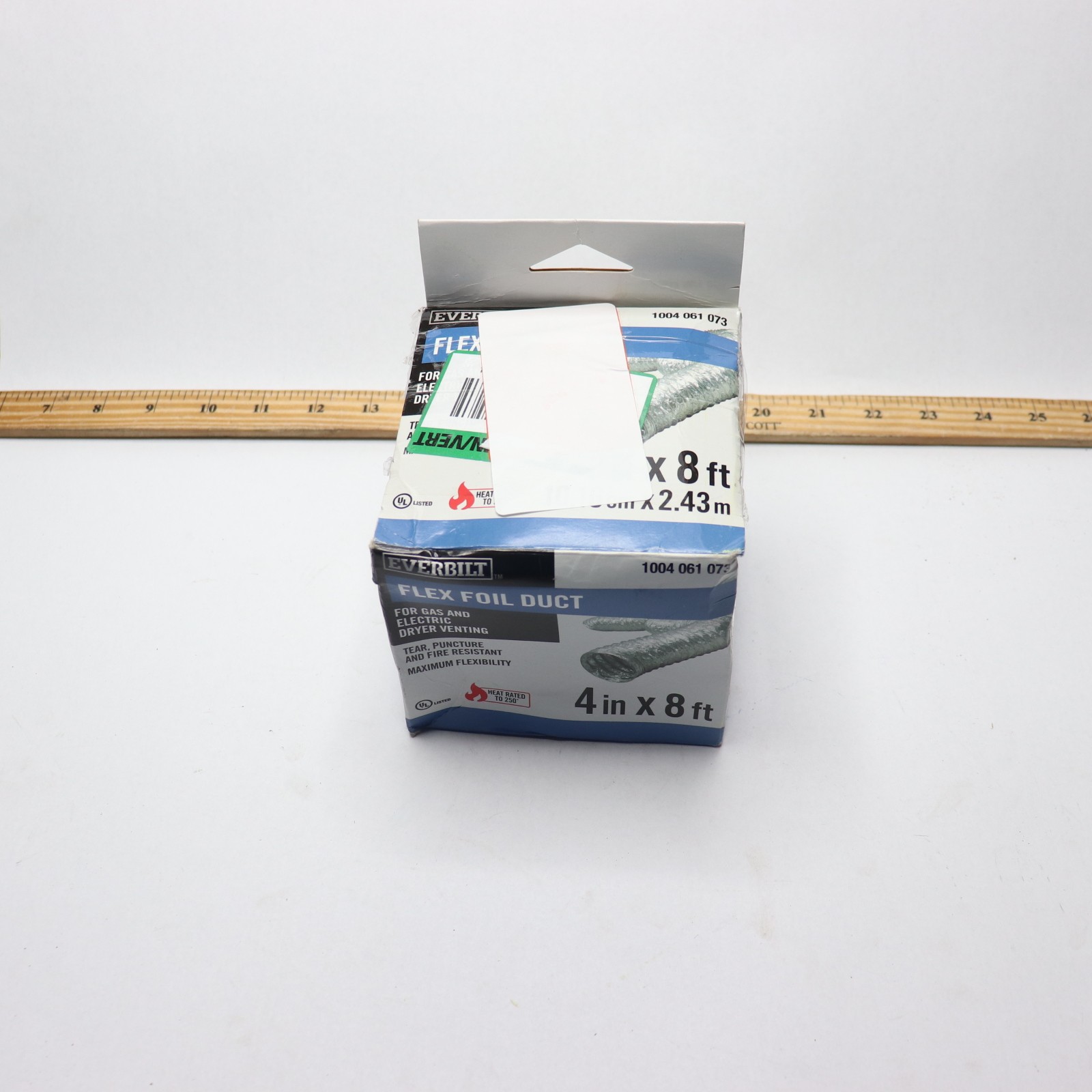 Everbilt Universal Flexible Dryer Duct 4" x 8ft 1004 061 073