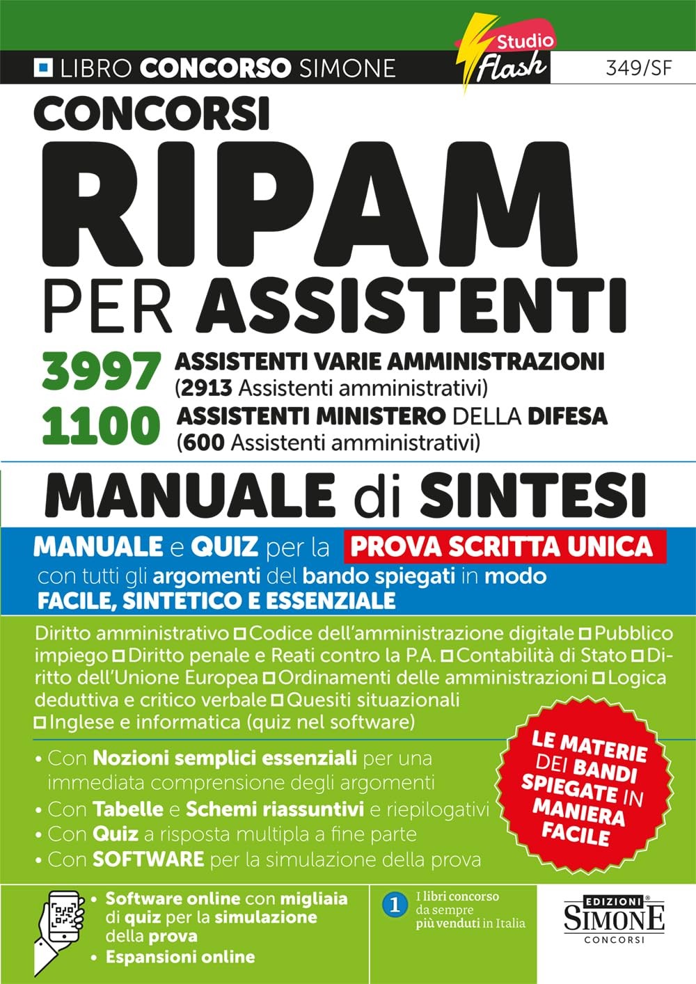 AA.VV. Concorsi RIPAM per assistenti 3997 assistenti varie amministr (Paperback)