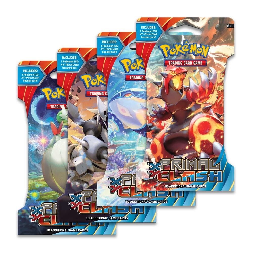 Pokemon x1 Primal Clash Sleeved Booster Pack Random Artwork SEALED NEW