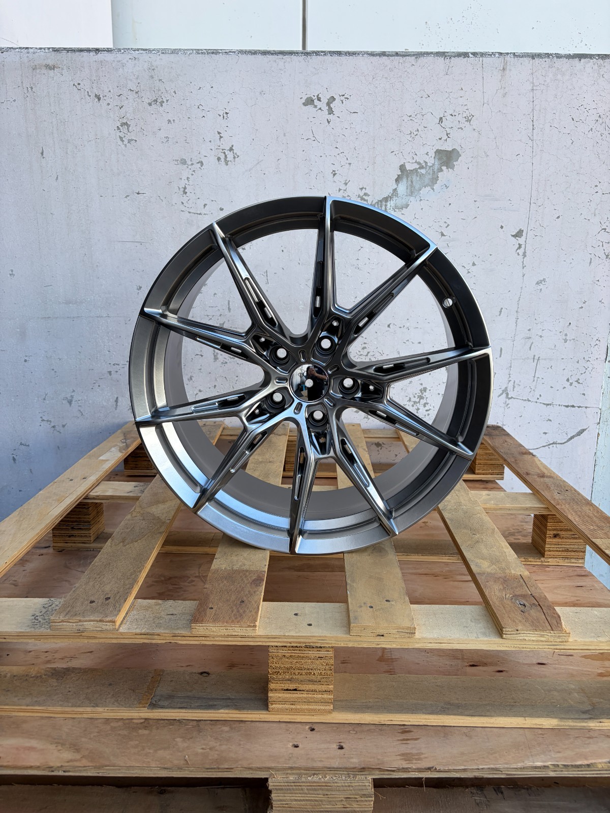 WF STYLE WHEELS 19x8.5 35 (5x112) CB:66.6                            HYPER BLACK