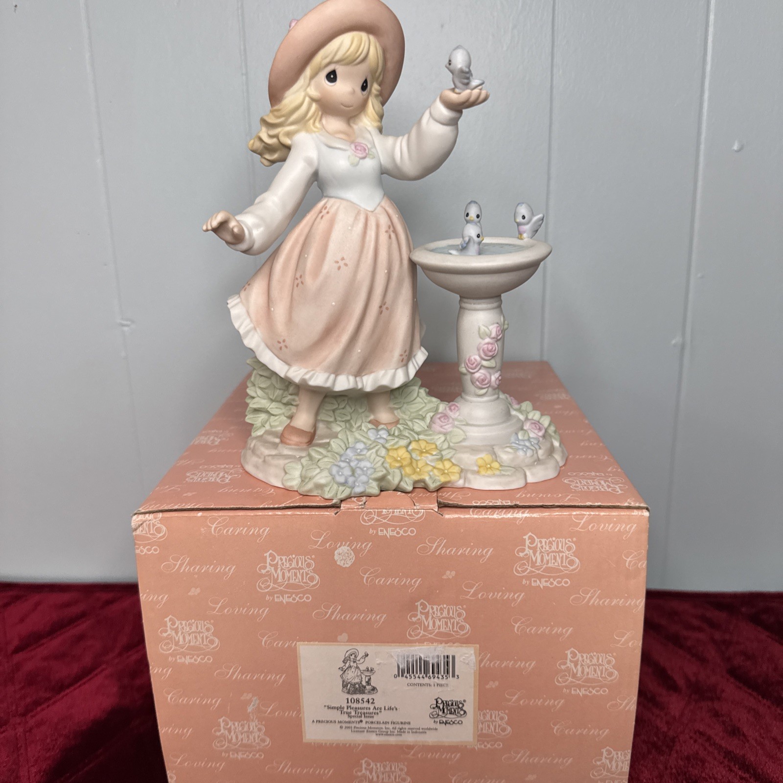 Precious Moments Simple Pleasures are Life's True Treasures 2002 Limited 108542