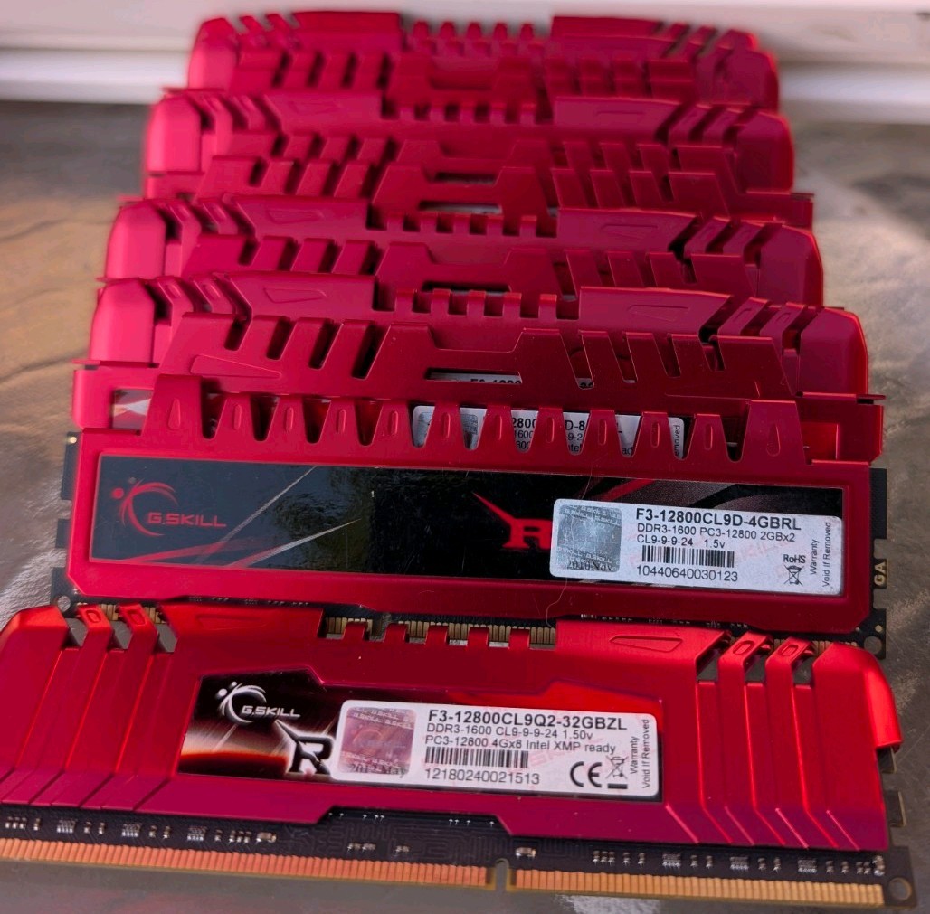 G. Skill RipJaw X 4GB Modules (32Gb & 8GB Kits) G. Skill RipJaw X 4GB Modules (32Gb & 8GB Kits)