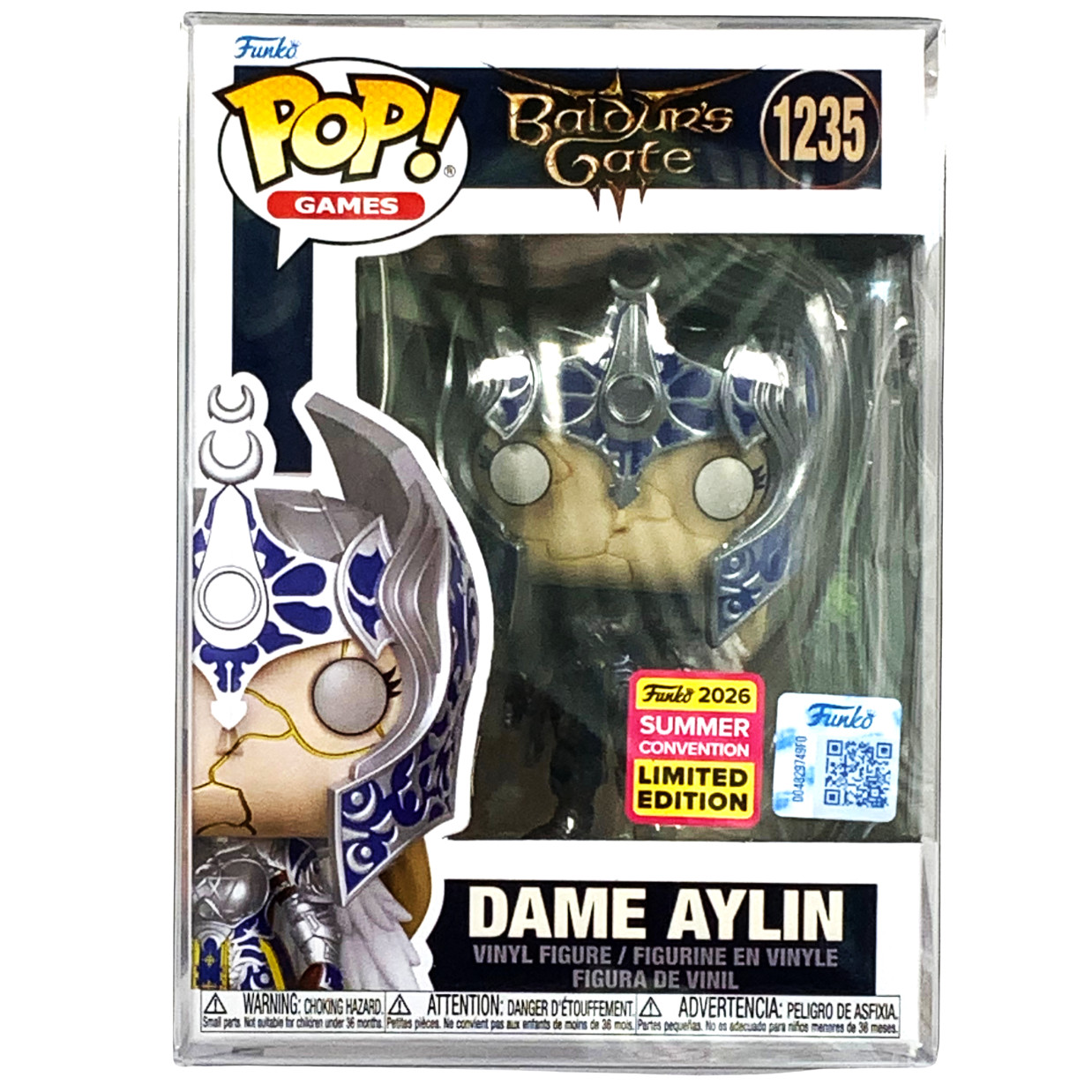 Funko Pop Cave BALDER\'S GATE: DAME AYLIN Summer Con LIMITED EDITION w/Protector