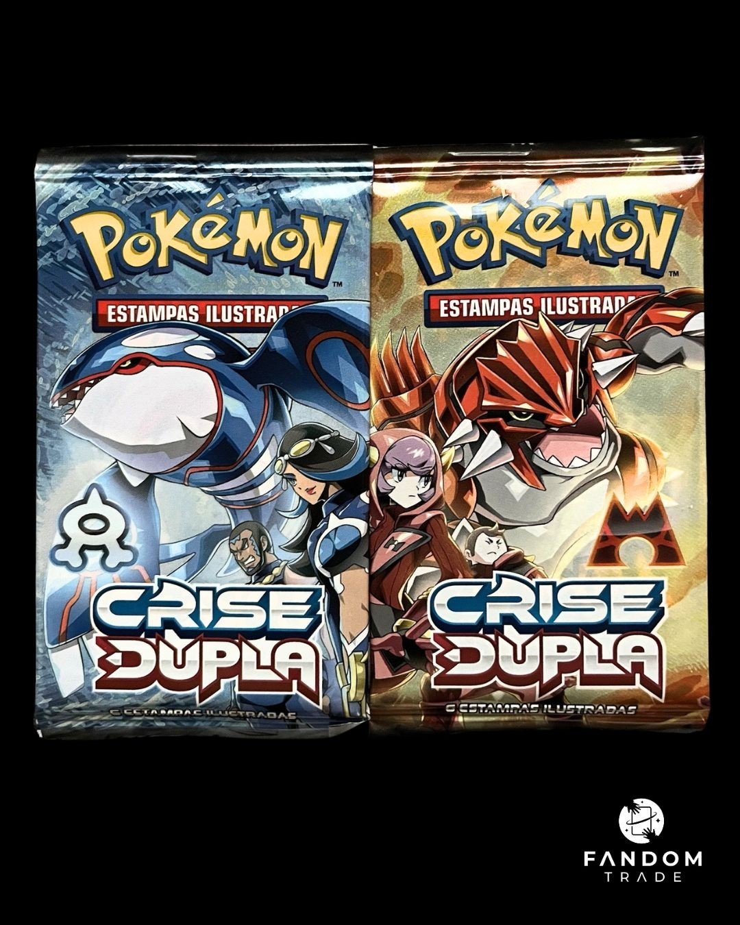 Pokemon Double Crisis (Crise Dupla) Portuguese Booster Pack (RIP OR SHIP LIVE)