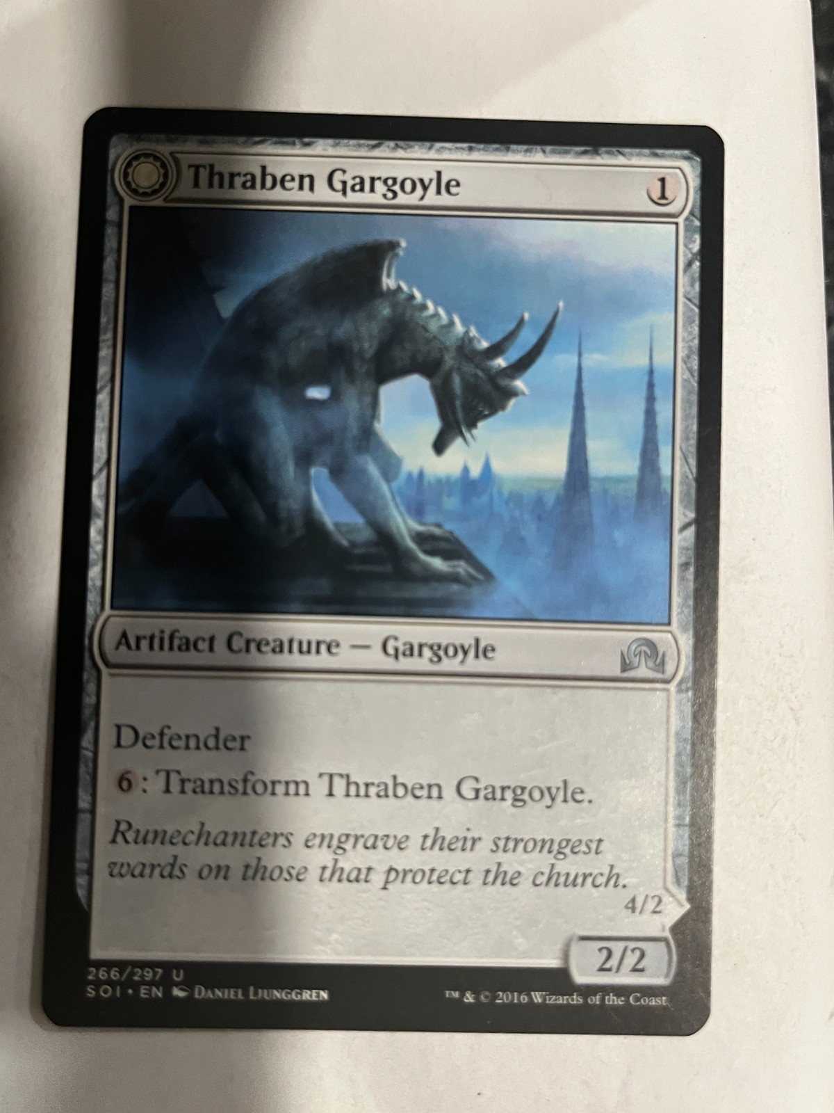 Thraben Gargoyle - Shadows over Innistrad - Magic the Gathering MTG Nice
