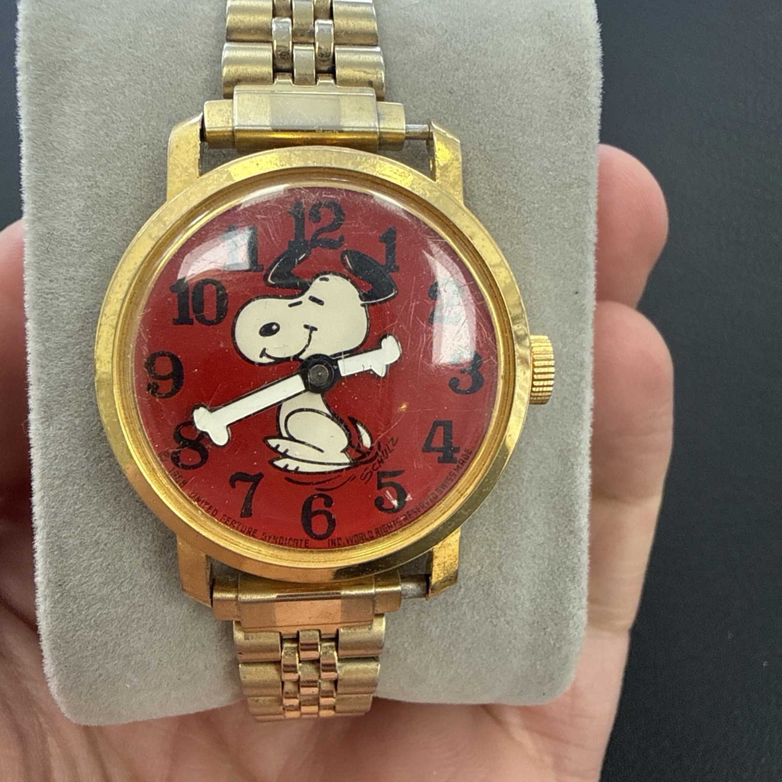 1968 Vintage Snoopy Watch - AS-IS