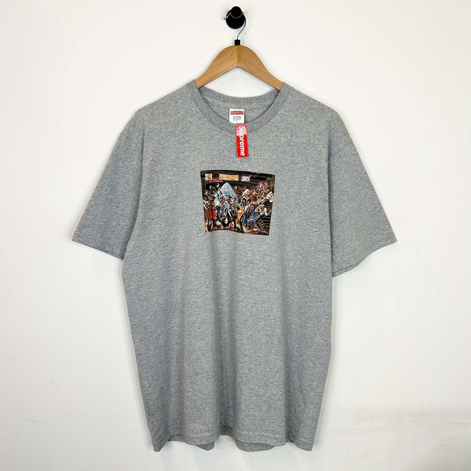 SUPREME x ERNIE BARNES GREY TEE