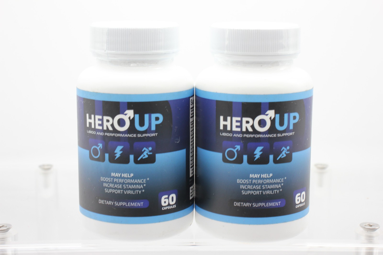 Hero Up 2 PC Libido & Performance, Stamina, Vitality Supplement; 120 Caps (60X2)
