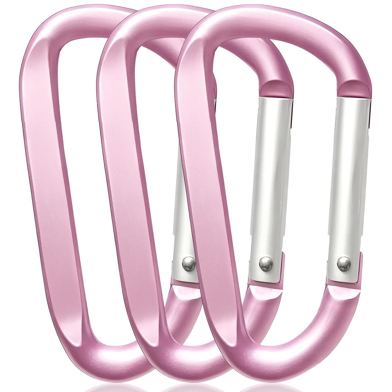 Large Carabiner Keychain Clips, 3\