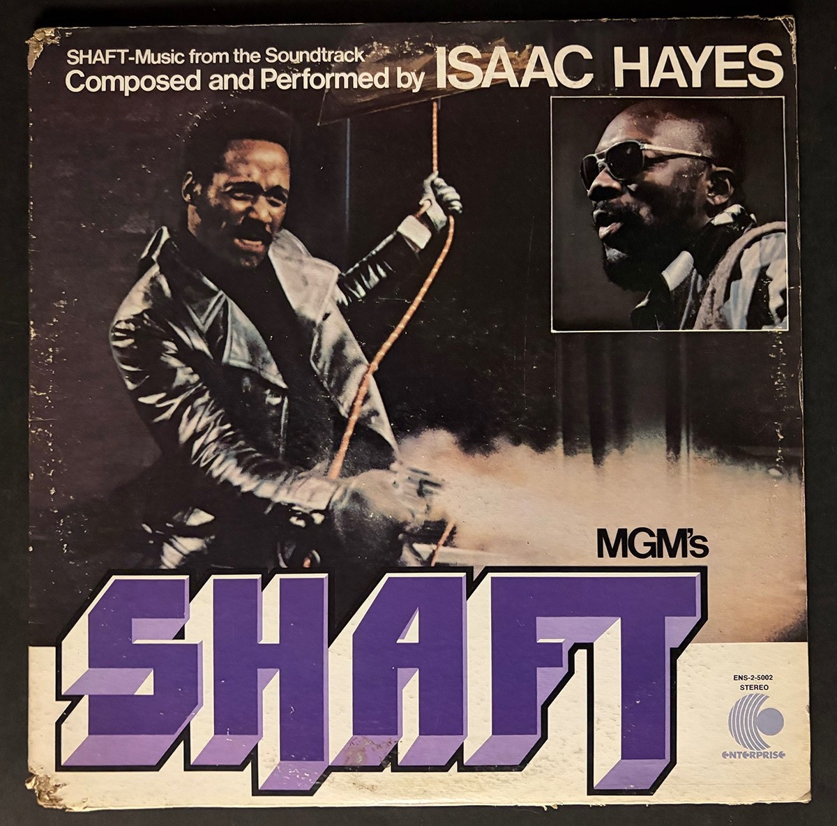 Shaft - Isaac Hayes Vinyl Record OST 1971 Gatefold Double LP ENS-2-5002 Shaft - Isaac Hayes Vinyl Record OST 1971 Gatefold Double LP ENS-2-5002