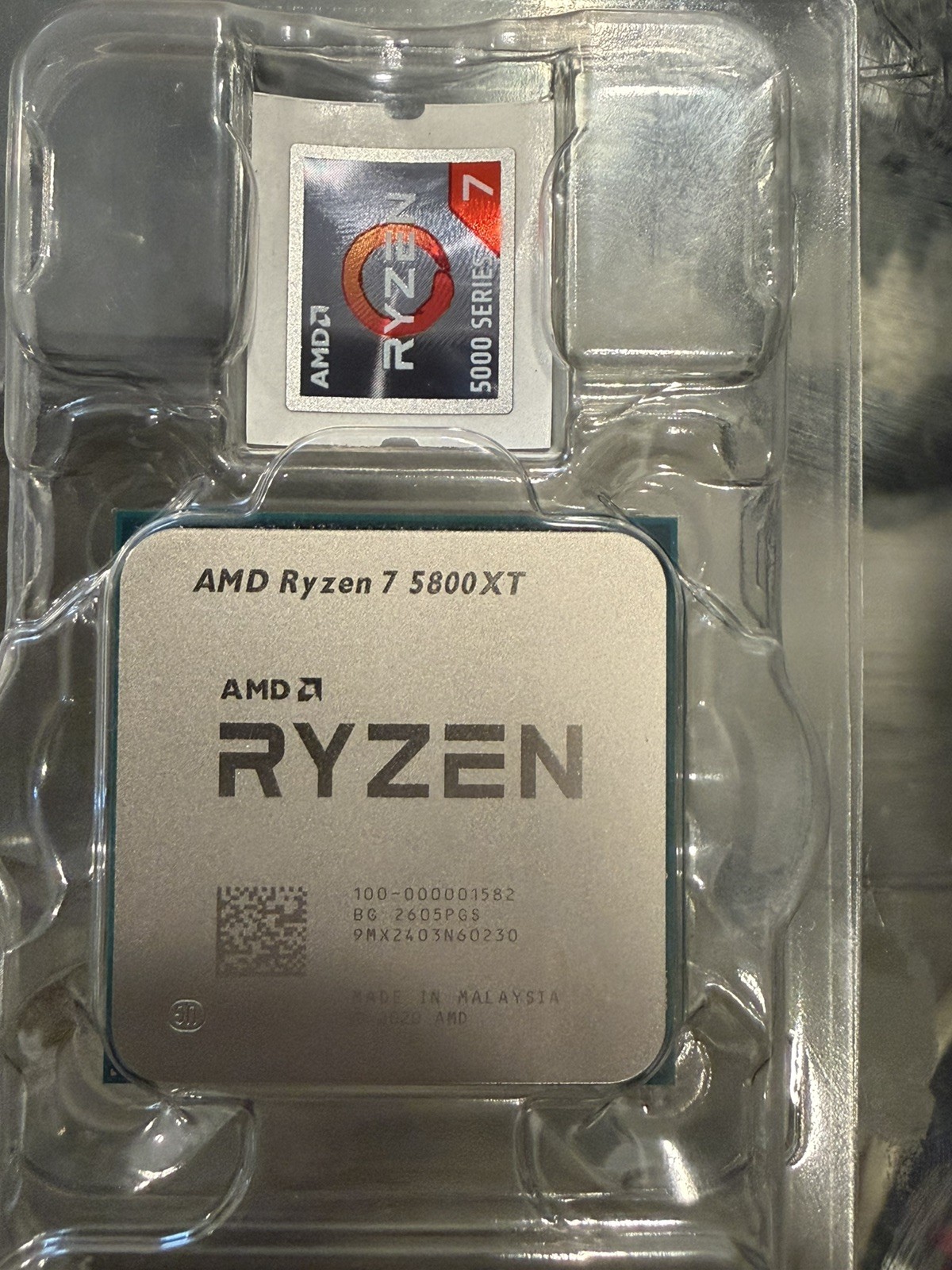 AMD Ryzen 7 5800XT 8-Core 16-Thread 3.8GHz AMD Ryzen 7 5800XT 8-Core 16-Thread 3.8GHz