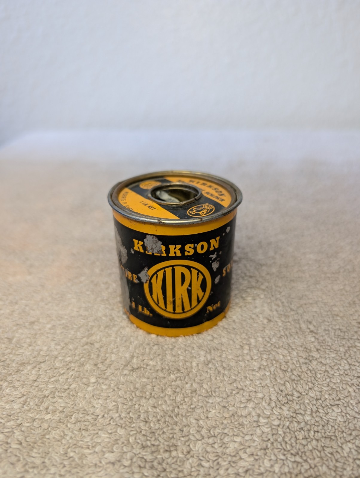 Vintage Kirk Kirkson Solid Wire Solder 1 Lb Tin Vintage Kirk Kirkson Solid Wire Solder 1 Lb Tin