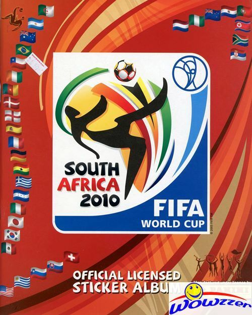 2010 Panini World Cup FIFA South Africa HUGE 72 Page Collectors Sticker Album 