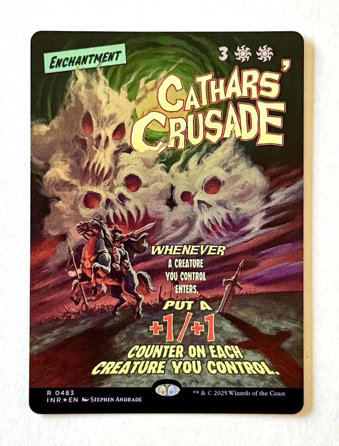 Cathars\' Crusade #483 | MTG INR | Showcase Foil | NM | *FREE SHIPPING*