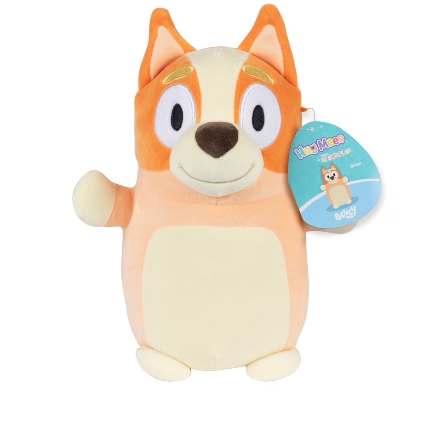 Squishmallows Bluey Bingo 10 Inch HugMees Plush Dog Stuffed Animal Jazwares