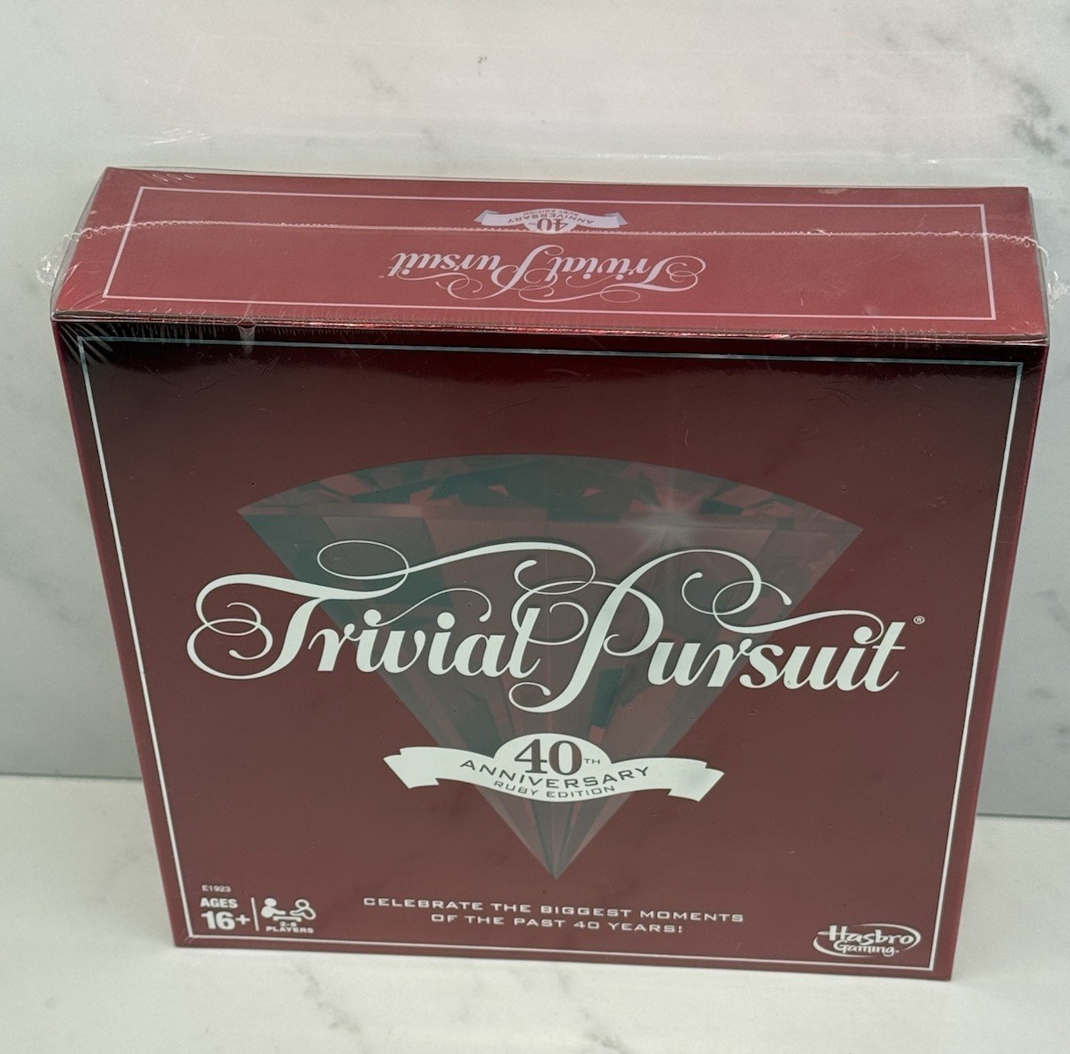 Hasbro Trivial Pursuit 40th Anniversary Ruby Edition Game Board New Sealed