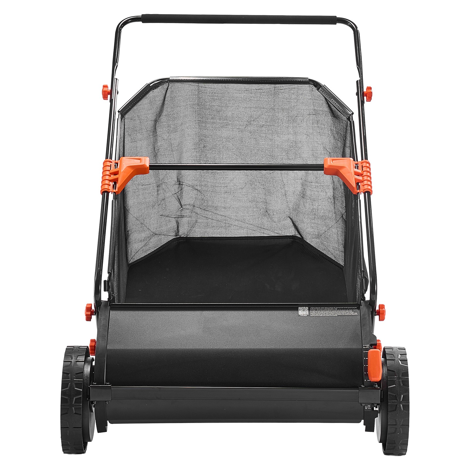 Uimoso Push Lawn Sweeper 26 in for Leaves & Grass with 7 cu.ft. Collection Bag