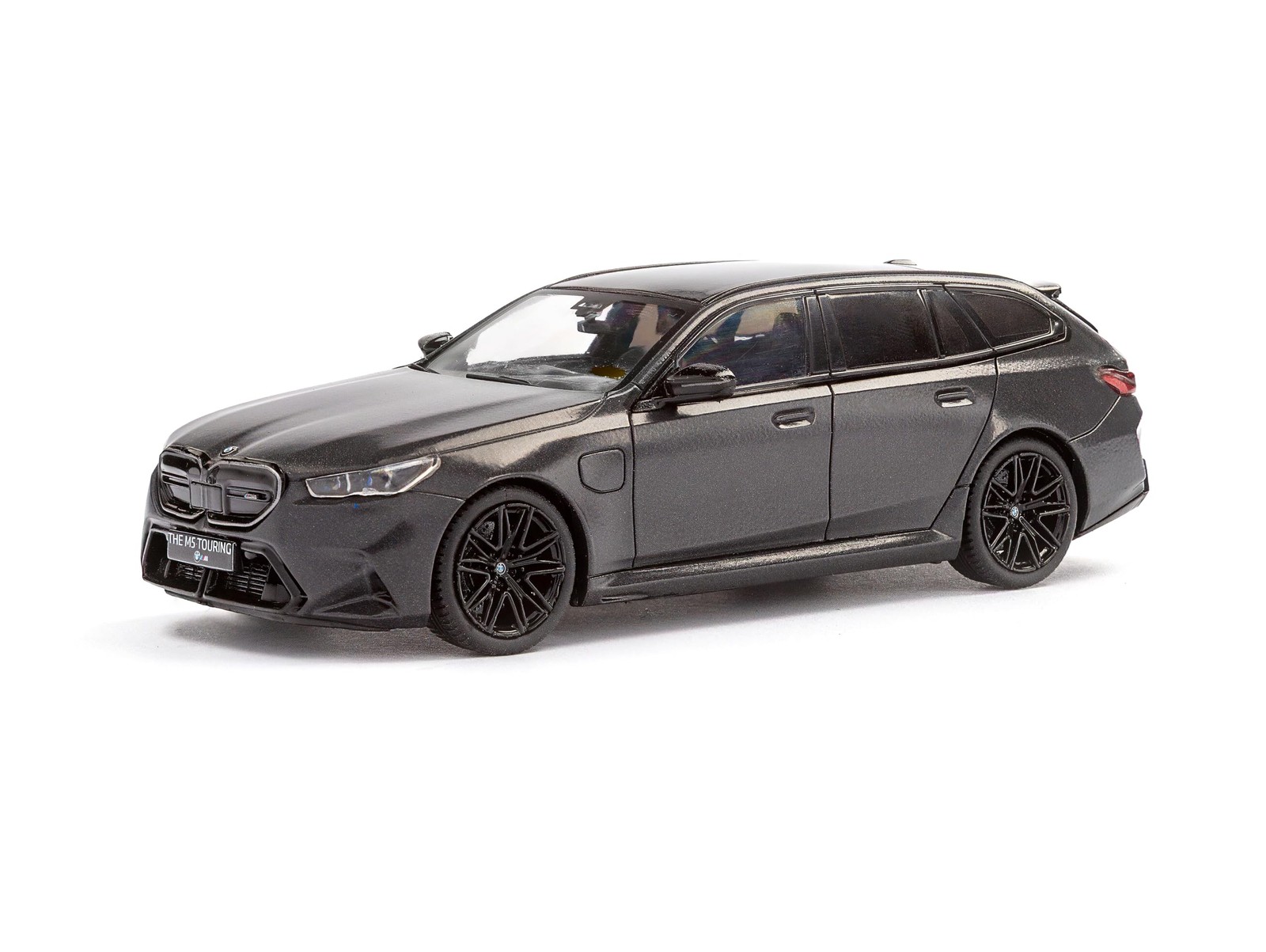 Solido 1:43 Scale BMW M5 Touring Frozen Deep Grey Diecast Model S4317502, Black