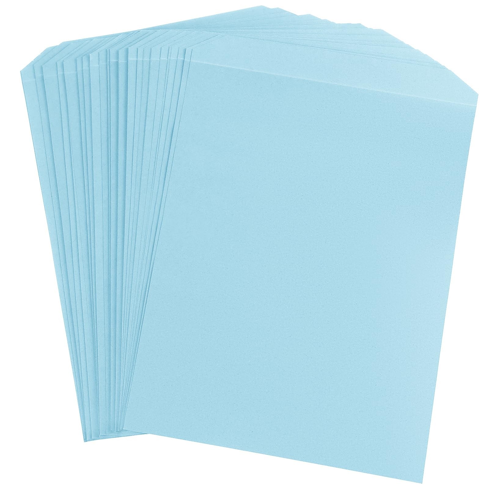 Feifeiya 100 Pcs Light Blue Manuscript Covers 9 x 12. 5 Inch Letter Size Will To