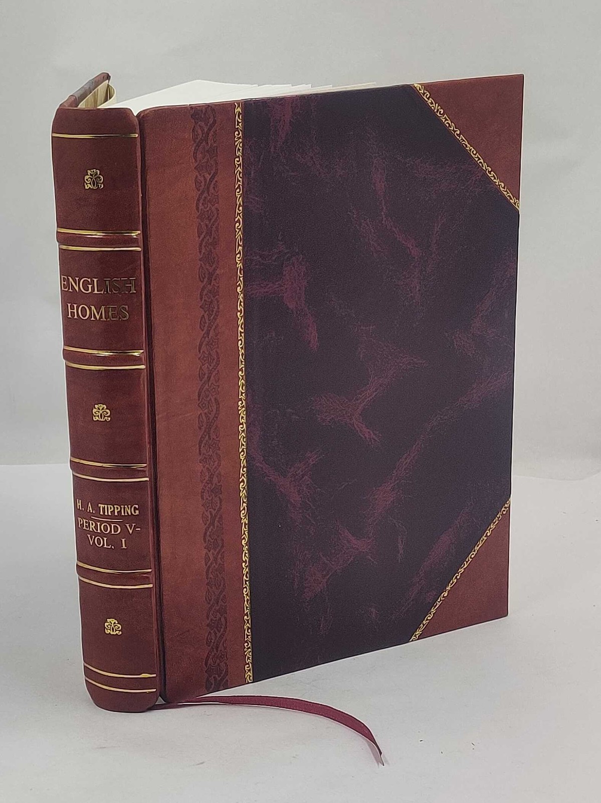 English Homes Period V Early Georgian,1714 - 1760 V. 1 1921 [Leather Bound]
