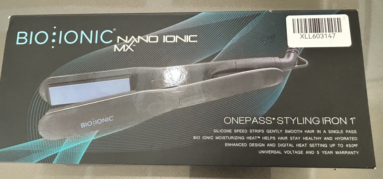 Bio Ionic Nano Ionic MX Onepass Styling Iron 1\ Bio Ionic Nano Ionic MX Onepass Styling Iron 1\