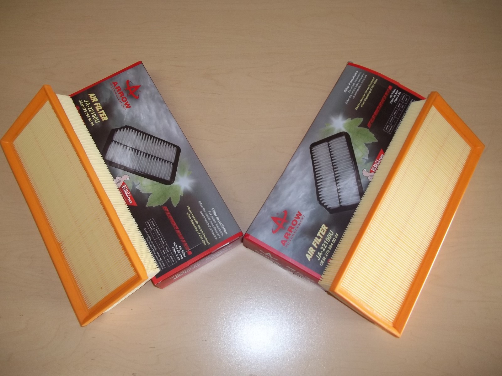 Engine Air Filter Mercedes Benz Arrow OEM High Quality 278 094 00 04 Set Pair Engine Air Filter Mercedes Benz Arrow OEM High Quality 278 094 00 04 Set Pair