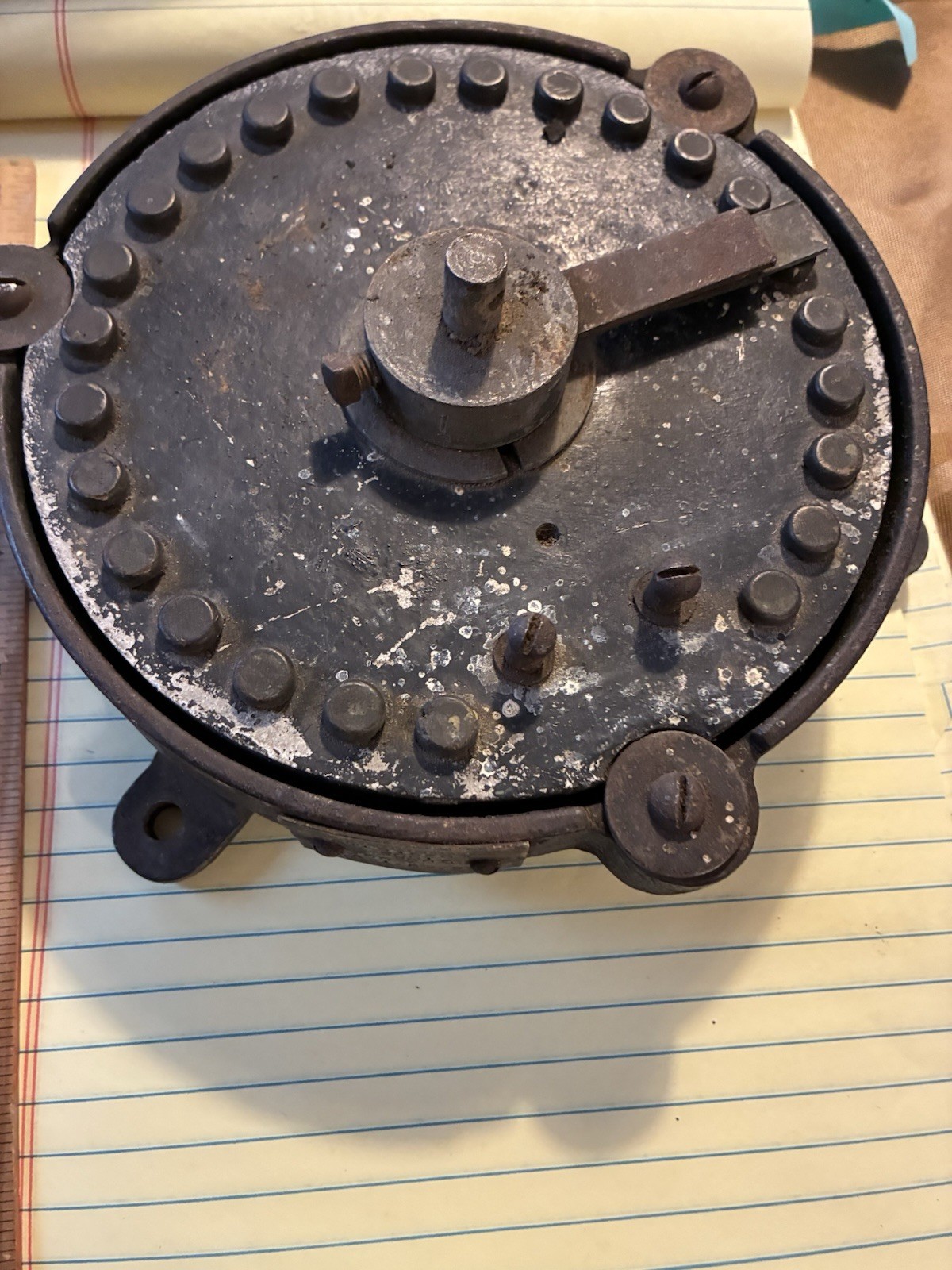 VINTAGE General Electric G.E Antique Field Rheostat - PART LOOK w METAL LABEL