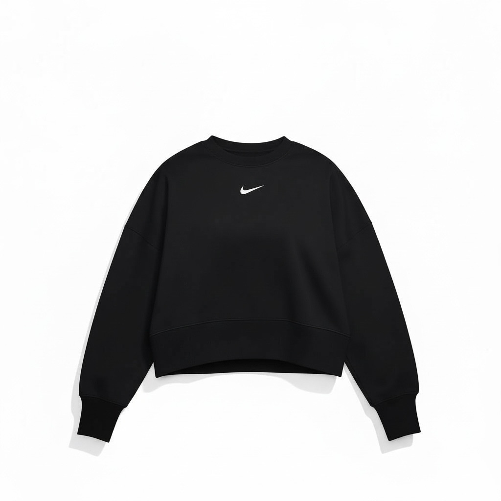 Nike Women's Sportswear Phoenix Fleece Sweatshirt, Embroidered Logo, NWT, DQ5761