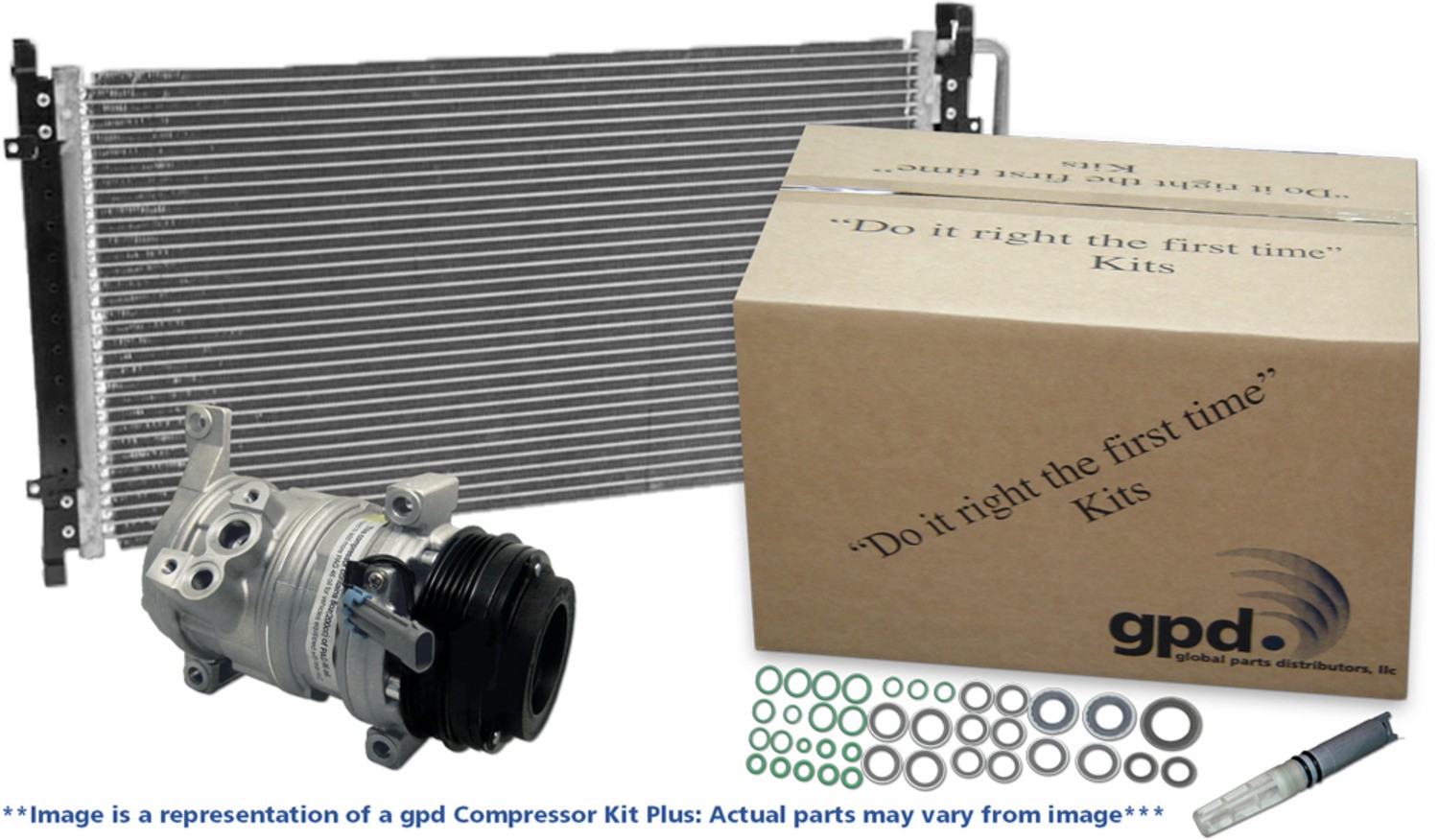 GPD A/C Compressor & Condenser Kit fits 2008-2014 Scion xD GPD A/C Compressor & Condenser Kit fits 2008-2014 Scion xD